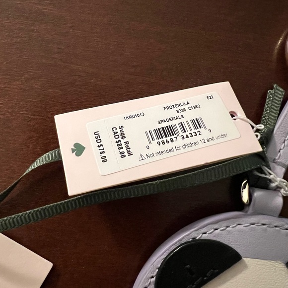 Kate Spade Panda Keychain RARE - Picture 3 of 4